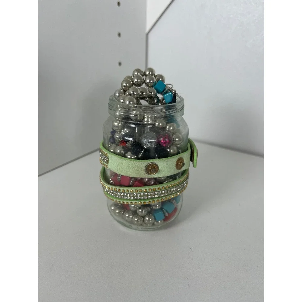 Assorted Kids Bracelet Costume Jewelry Jar Beaded Bracelets Rhinestone‎ Wrap